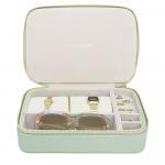 SELSEY Organizer na biżuterię Pebble Travel Jewellery Accessory Box zieleń szałwi