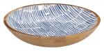 SELSEY Miska Cherrey 30x6 cm drewno mango niebieska