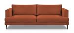 SELSEY Sofa trzyosobowa Dragato miedziana welur