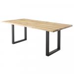 SELSEY Stół Kitton 100x200 cm dąb lity dziki