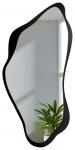 SELSEY Lustro ścienne Piena 120x60 cm w czarnej ramie pionowe