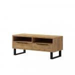 SELSEY Szafka RTV Feliks z dwiema szufladami 124 cm
