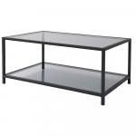 SELSEY Stolik kawowy Asert 60x90 cm szkło dymione
