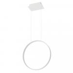 SELSEY Lampa wisząca Retore średnica 55 cm 3000K biała