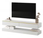 SELSEY Szafka RTV Hylia 140 cm Biała