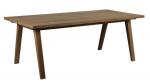 SELSEY Stół do jadalni Zdenci 200x95 cm fornirowany dąb palony