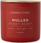 SELSEY Świeca sojowa zapachowa Colonial Candle Pop Of Color Mulled Merry Berry 411 g