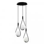 SELSEY Lampa wisząca Tuiren x3 czarna