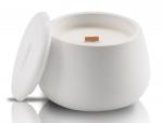 SELSEY Świeca sojowa zapachowa Afina English Pear & Freesia 190 ml biały gips
