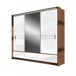 SELSEY Szafa przesuwna z lustrem Primker 250x225x61 cm