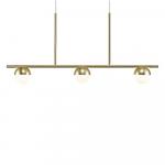 SELSEY Lampa wisząca Contina x3 złota