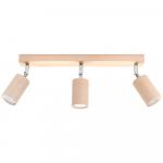 SELSEY Plafon Berg 3 naturalne drewno