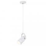 SELSEY Lampa wisząca Nibbler w formie reflektora biała