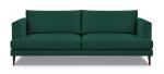 SELSEY Sofa trzyosobowa Dragato zielona welur