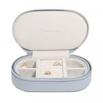 SELSEY Organizer na biżuterię Pebble Oval Travel Jewellery Box lawendowy