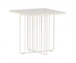 SELSEY Stolik kawowy Recrosits 40x40 cm biały
