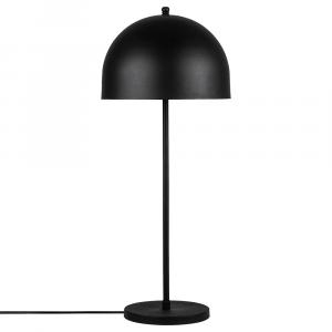 SELSEY Lampa stołowa Biesta półkole średnica 24 cm czarna