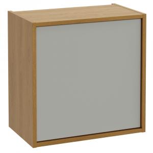 SELSEY Szafka wisząca łazienkowa Erin 50 cm dąb/biały