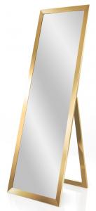 SELSEY Lustro stojące Manouss 146x46 cm w złotej ramie