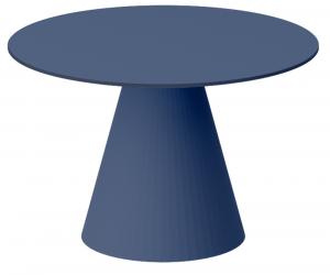 SELSEY Stolik kawowy Ritelly okrągły 80 cm granatowy mat