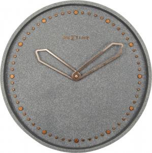 SELSEY Zegar ścienny Cross 35 cm szary