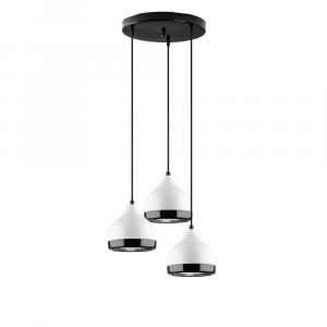 SELSEY Lampa wisząca Queenie x3 biała