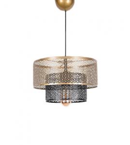 SELSEY Lampa wisząca Ovaneons czarno/złota