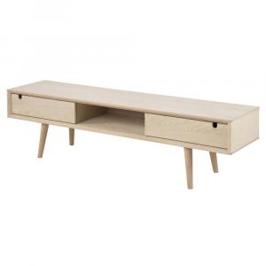 SELSEY Szafka RTV Kastav 160 cm z szufladą i przesuwnym frontem