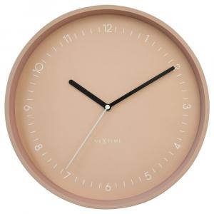 SELSEY Zegar ścienny Berlin 30 cm różowy