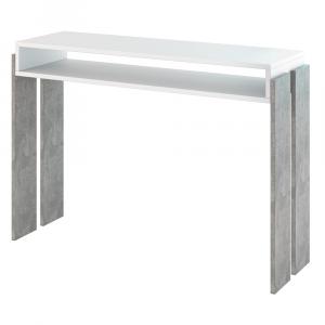 SELSEY Konsola Hargivolo 110x35 cm biała-beton