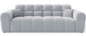 SELSEY Sofa trzyosobowa Monti jasnoszara szenil
