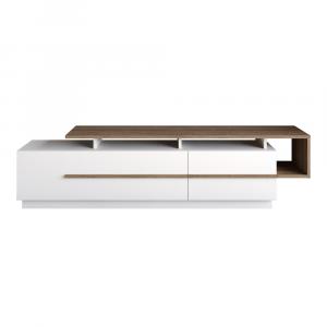 SELSEY Szafka RTV Pianora 180 cm biała