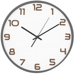 SELSEY Zegar ścienny Ructede średnica 35 cm biały