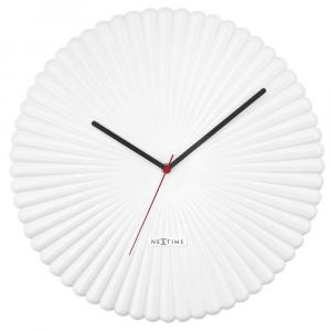 SELSEY Zegar ścienny Mousse 40 cm biały