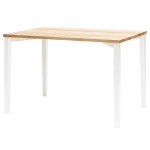 SELSEY Stół do jadalni Triventi 120x80 cm białe kwadratowe nogi