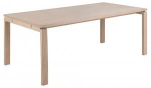 SELSEY Stół do jadalni Lavirro drewniany dąb bielony 200 cm