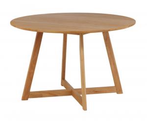 SELSEY Stół do jadalni Bonnipt składany 120 cm dąb