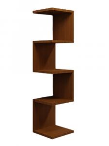 SELSEY Półka ścienna pionowa Epolly 120 cm orzech
