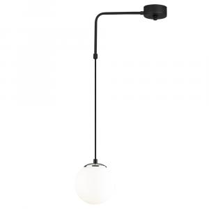 SELSEY Lampa wisząca Illurked 100 cm czarno-srebrna