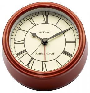SELSEY Zegar stojący Amsterdam 11 cm czerwony