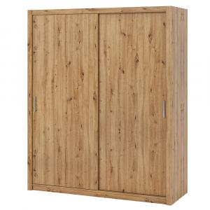 SELSEY Szafa przesuwna Rinker 180 cm Dąb artisan