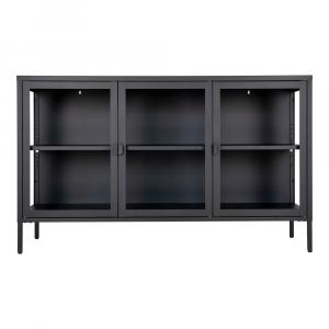 SELSEY Witryna szeroka Centho 140 cm czarna