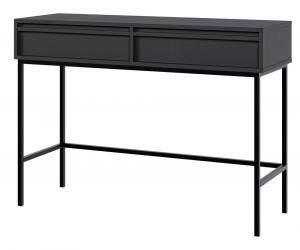SELSEY Toaletka Evo z szufladami i stelażem 110 cm Czarna