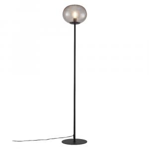 SELSEY Lampa podłogowa Alton 150 cm na czarnej podstawie