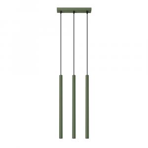 SELSEY Lampa wisząca Pastelo 3 zielona oliwka