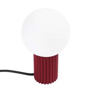 SELSEY Lampa stołowa Halo burgund