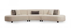 SELSEY Sofa modułowa Shavoid 390 cm kremowa