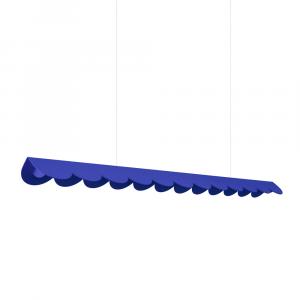 SELSEY Lampa wisząca Biscuit LED ultramaryna 4000K