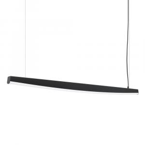 SELSEY Lampa wisząca Jorun LED 150 cm czarna 4000K
