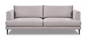 SELSEY Sofa trzyosobowa Dragato beżowa welur